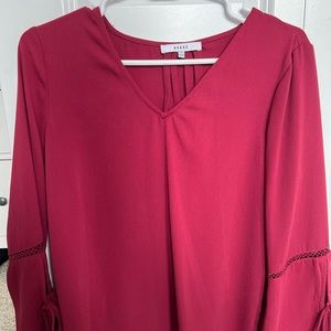 Bell sleeve top